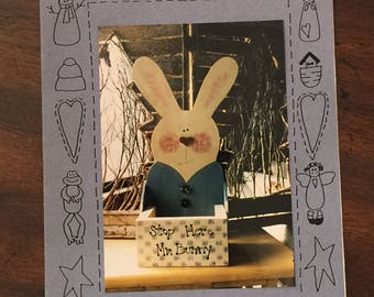 Mr Bunny Box pattern by Palette Primitives