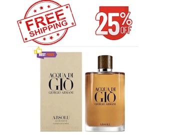 Acqua Di Gio Absolu Eau de Parfum for Men 6.7 oz 200ml