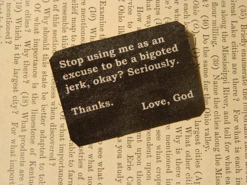 Peace jewelry Love thy Neighbor God Quote Solidarity Jewelry