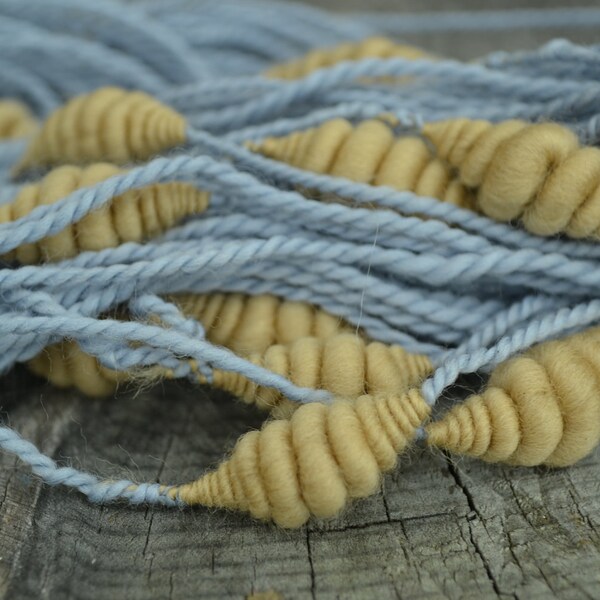 Clouds and Sunshine beehive art yarn - 100 Yards