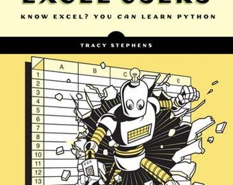 Python for Excel Users Book, Learn Programming Skills