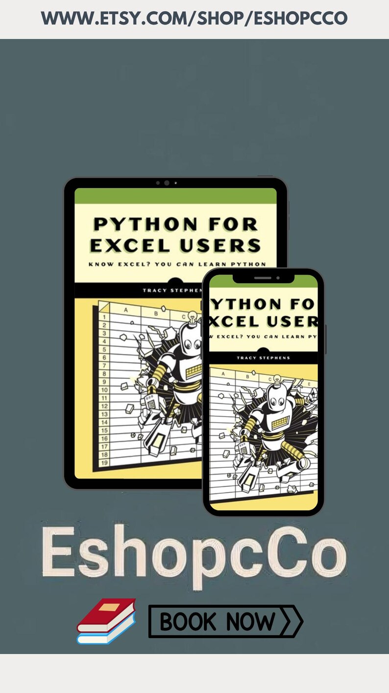 Python for Excel Users Book, Learn Programming Skills image 1