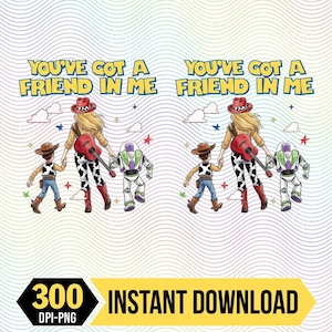 You Got A Friend In Me PNG, TS Jessie Cow Girl Toy Story Png, Toy Story 5 I Knew It I Knew You Digital File image 1