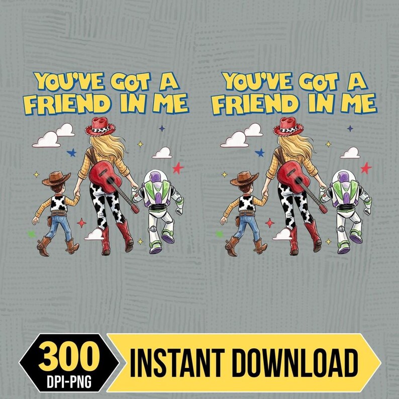 You Got A Friend In Me PNG, TS Jessie Cow Girl Toy Story Png, Toy Story 5 I Knew It I Knew You Digital File image 2