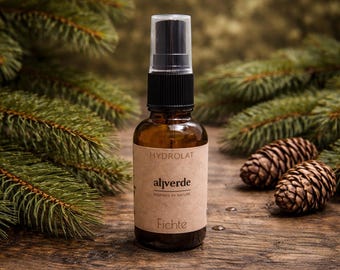 Fichte Hydrolat 30ml | Natürliches Gesichtsspray | Klärendes Pflanzenwasser | Naturkosmetik | alpverde