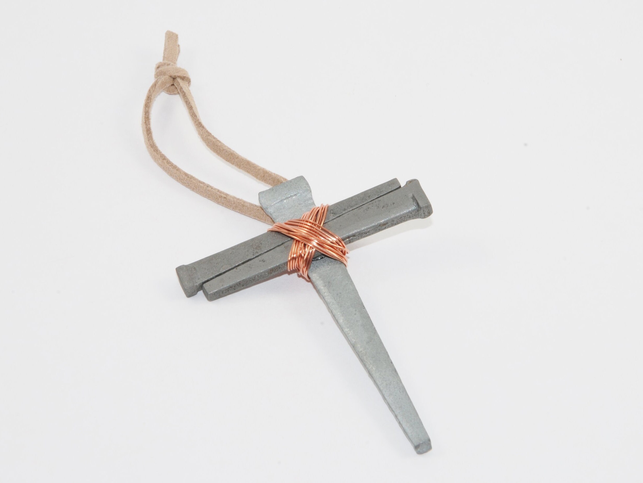 Alambre envuelto cruz cruz de cobre
