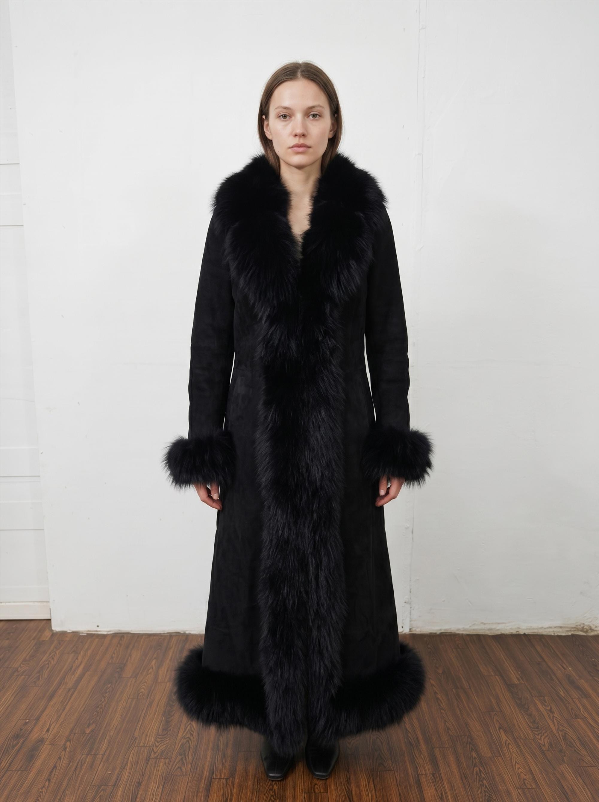 Vintage fox fur coats long - Etsy 日本