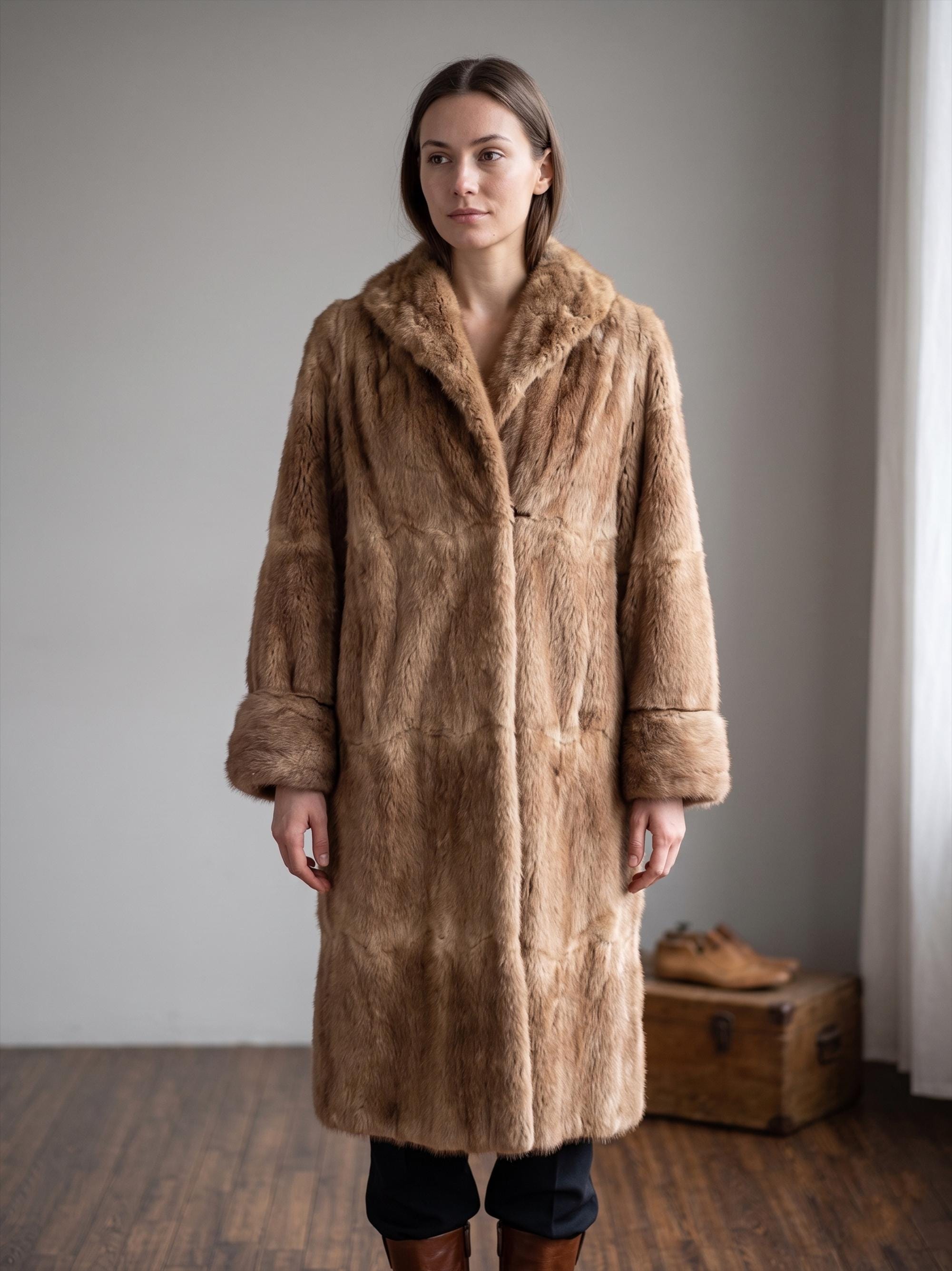 Full Length Mink Coat - Etsy Canada