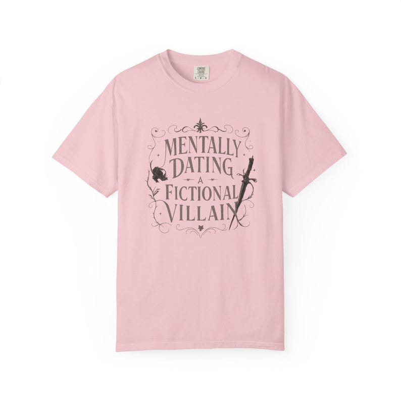 Camiseta/sudadera con estampado "Saliendo mentalmente con un villano de ficción" imagen 10