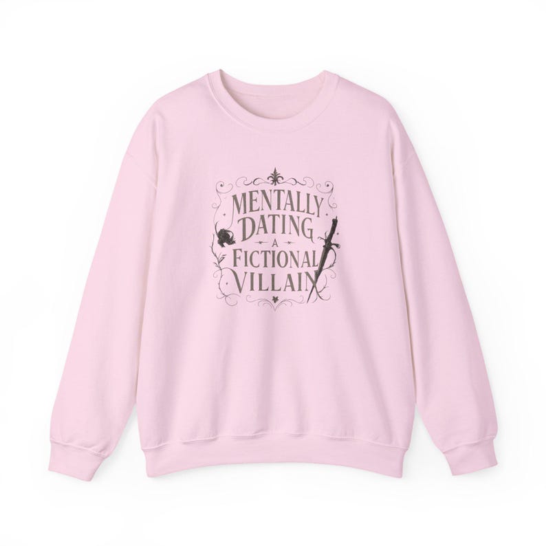 Camiseta/sudadera con estampado "Saliendo mentalmente con un villano de ficción" imagen 14