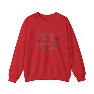 Camiseta/sudadera con estampado "Saliendo mentalmente con un villano de ficción" imagen 15