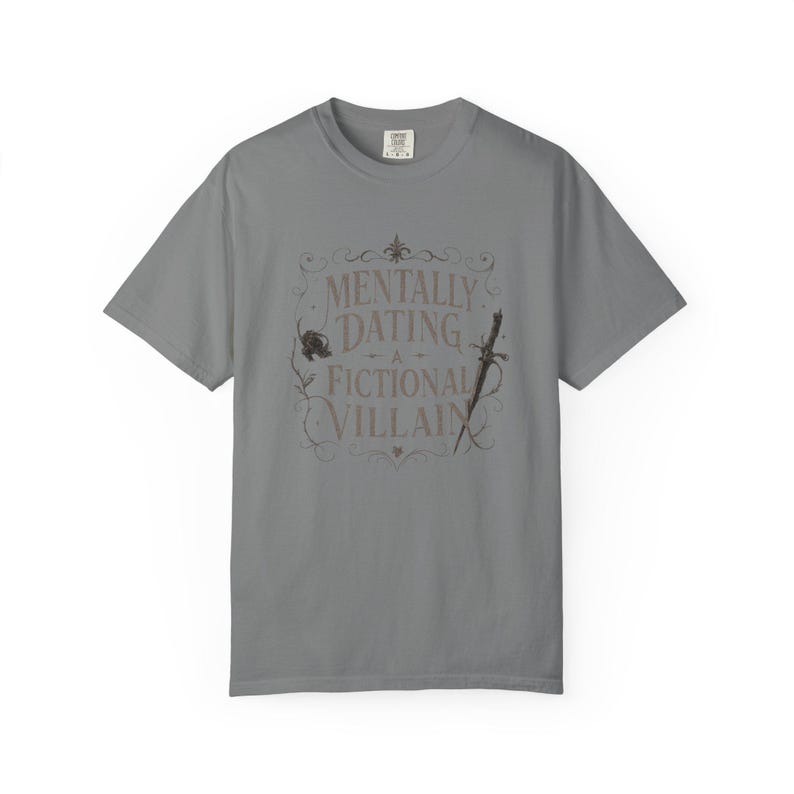 Camiseta/sudadera con estampado "Saliendo mentalmente con un villano de ficción" imagen 5