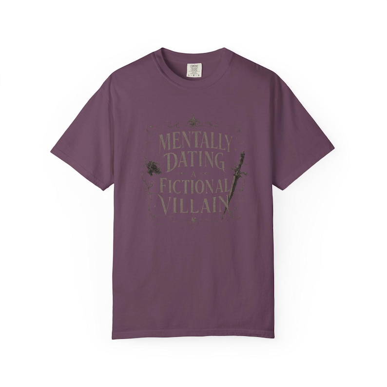 Camiseta/sudadera con estampado "Saliendo mentalmente con un villano de ficción" imagen 9