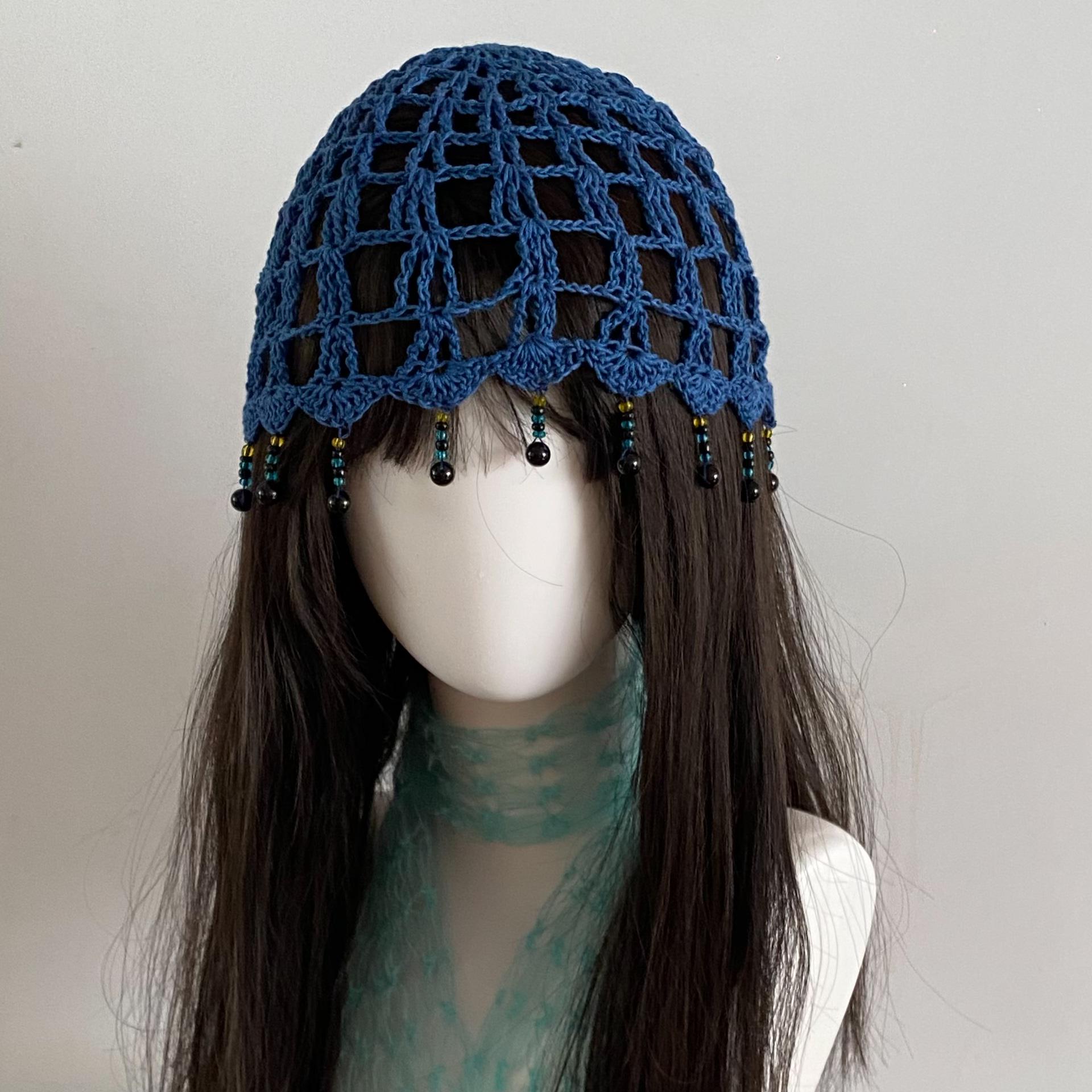 Beaded Fringe Cap - Etsy display picture 1