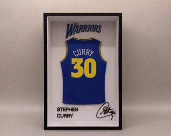 Stephen Curry Golden State Warriors - Jersey Frame