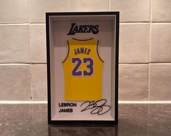 LeBron James - LA Lakers - Jersey Frame