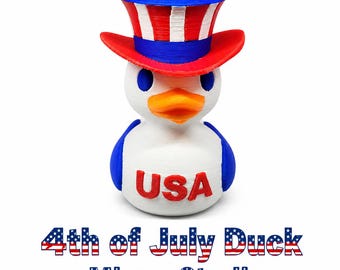 4th of July Duck | Patriotic USA Duck Decor
