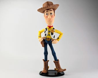 Woody Toy Story Figure 12.6 Inch | 3D Printed Hand Painted Pixar Collectible | Disney Character Statue | Gift for Fans