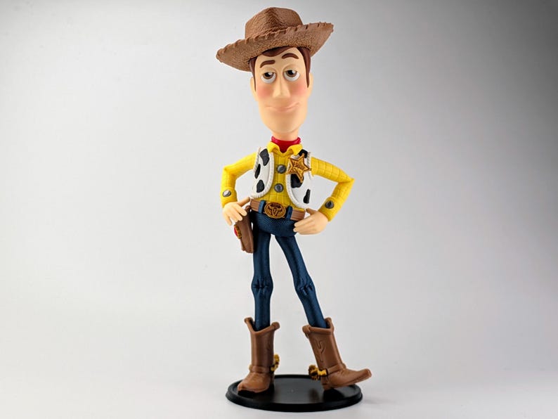 Woody Toy Story Figure 12.6 Inch | 3D Printed Hand Painted Pixar Collectible | Disney Character Statue | Gift for Fans image 1