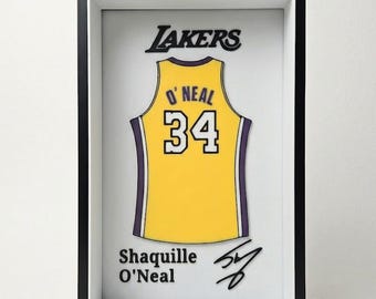 Shaquille O Neal - LA Lakers - Jersey Frame