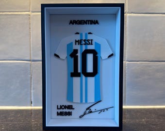 Lionel Messi - Argentina - Jersey Frame