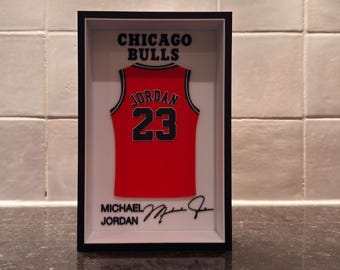 Michael Jordan - Chicago Bulls - Jersey Frame
