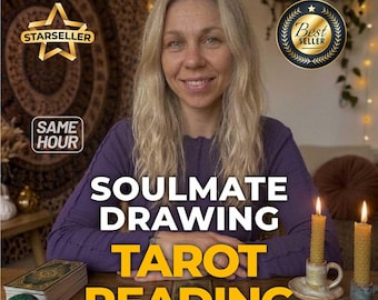 Soulmate Zeichnung & Tarot Lesung Same Hour Or Same Day Psychic Reading | Zeichne meine Soulmate-Skizze | Zukünftiger Ehemann Portrait