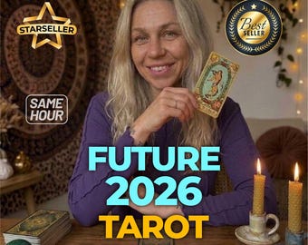 2026 Psychische Tarot Lesung | Jahr voraus Liebe Karriere Gesundheit Forecast
