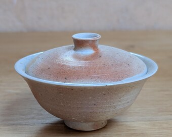 Ceramic tea gaiwan - wood-fired - unique piece