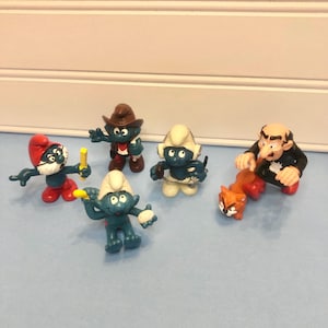 Vintage 1980s Peyo Schleich Smurfs