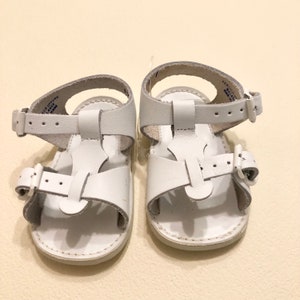 Sz 1 Vintage Leather Baby Sandals