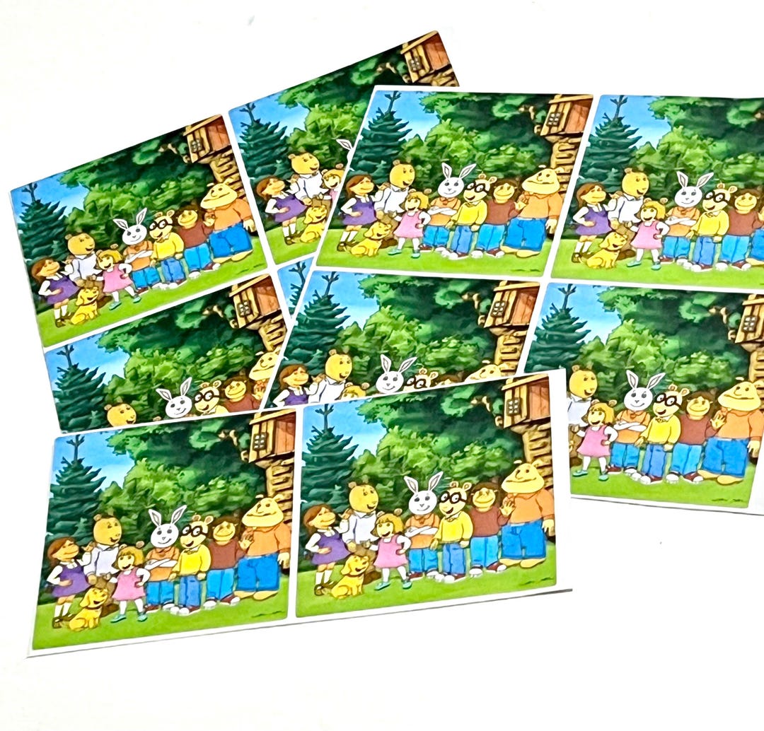 Arthur & Friends Stickers, Custom Created - Etsy