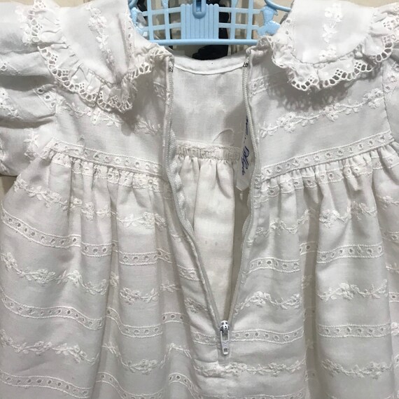 Sz 12mo Eyelet Lace Dress - image 9