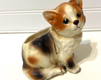 Calico Cat Planter