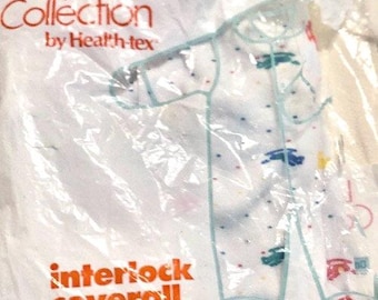 Pigiama vintage con piedini per neonati