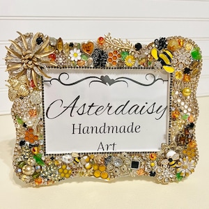 Honig Biene ausgebogter Fotorahmen Schmuck Kunst