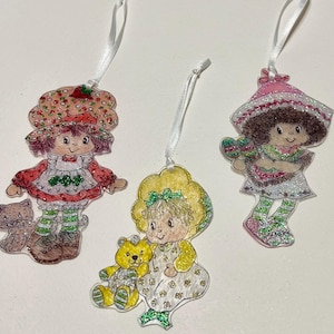 4” Strawberry Shortcake & Friends Decorations Set, HANDCRAFTED