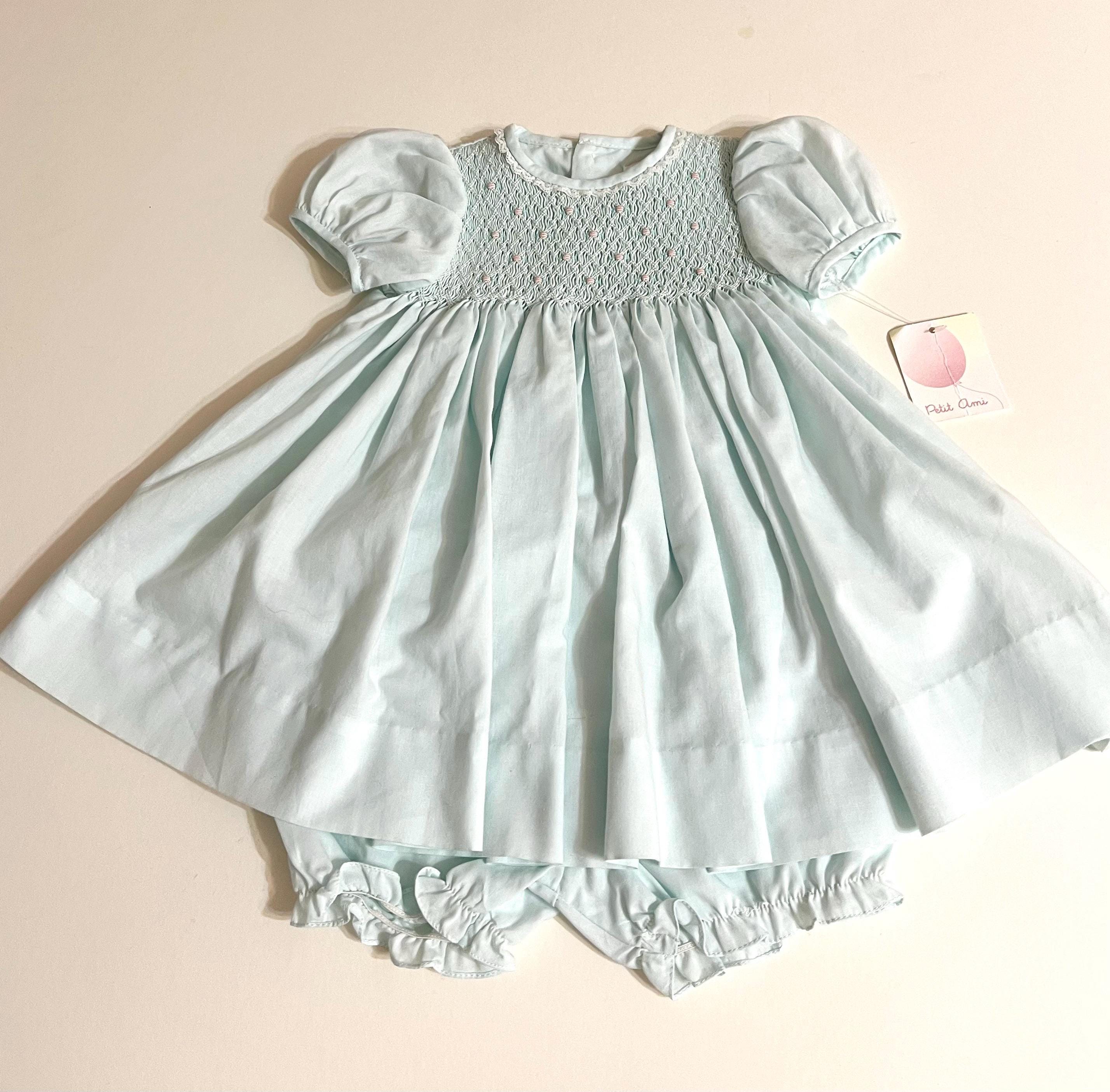 Mint Green Easter Smocked Dress - Etsy
