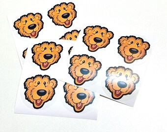 12 Bear In The Big Blue House Stickers