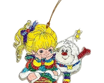 Rainbow Brite & Sprite Handcrafted Ornament