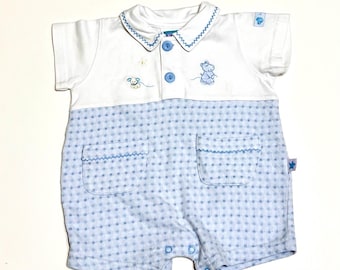 3 Mo Little Me Boys Romper