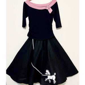 Girls Poodle Skirt and Top