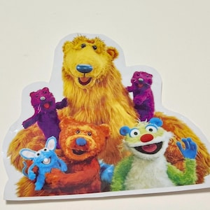7” Bear in The Big Blue House Vinyl Sticker