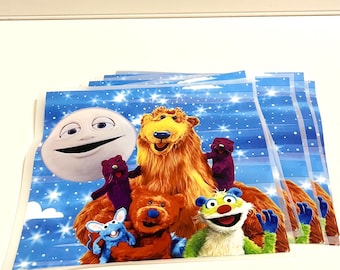 Transferencia termoadhesiva de Oso Grande en la Gran Casa Azul, hecha a medida