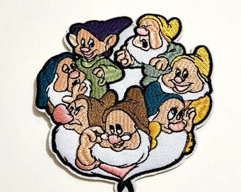 Disney’s Seven Dwarfs Iron On Embroidered Patch