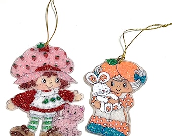 Strawberry Shortcake & Apricot Handcrafted Decoration Set