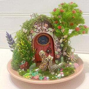 Teacup & Saucer Diorama Decoration, HANDMADE OOAK