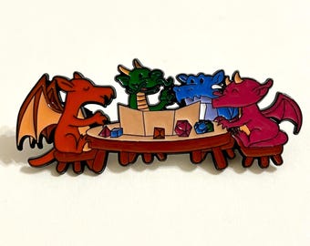 Dungeons & Dragons/Houses and Humans Enamel Pin