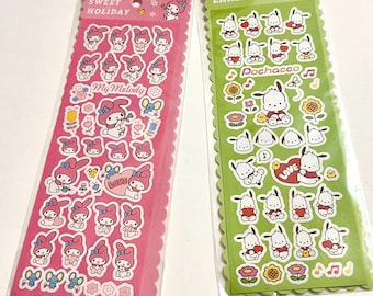 Sanrio My Melody & Pochacco Sticker Sheets