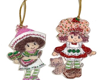 Strawberry Shortcake & Cafe Ole Decoration Set, HANDCRAFTED